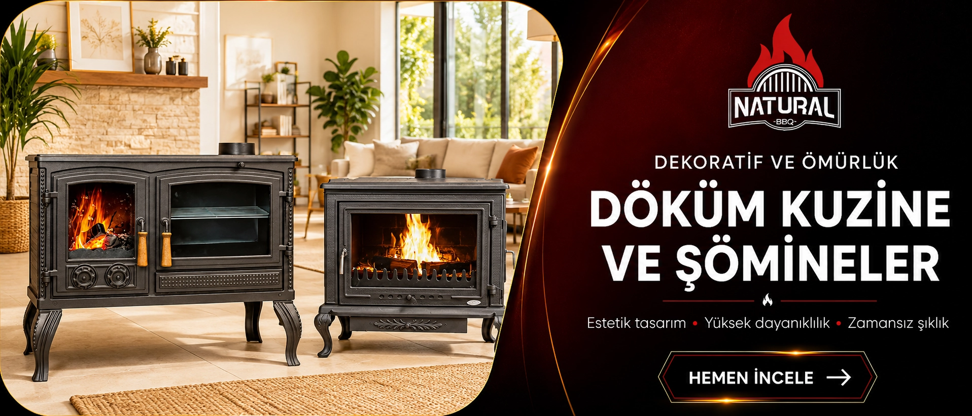 Kocaeli Soba Kuzine Şömine